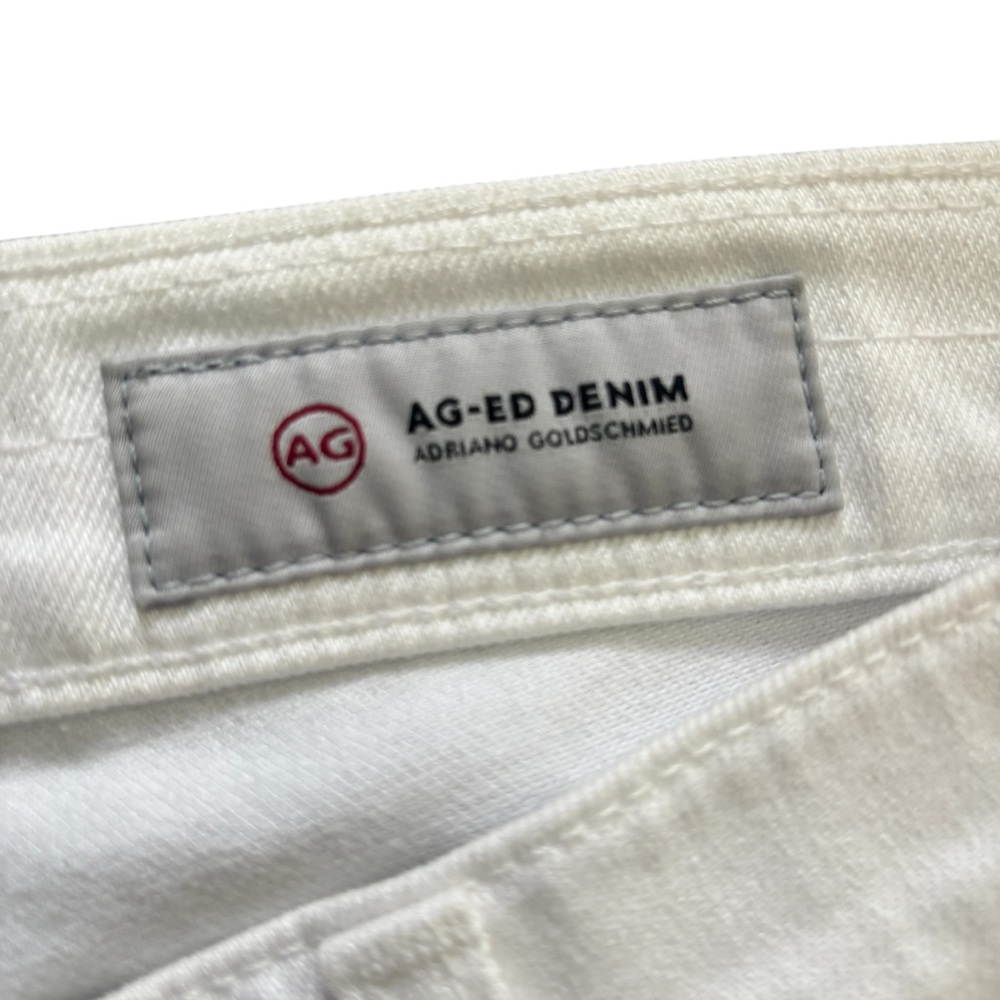 AG Denim The Nikki Relaxed Skinny Distressed Bermuda Denim Shorts - Picture 7 of 16